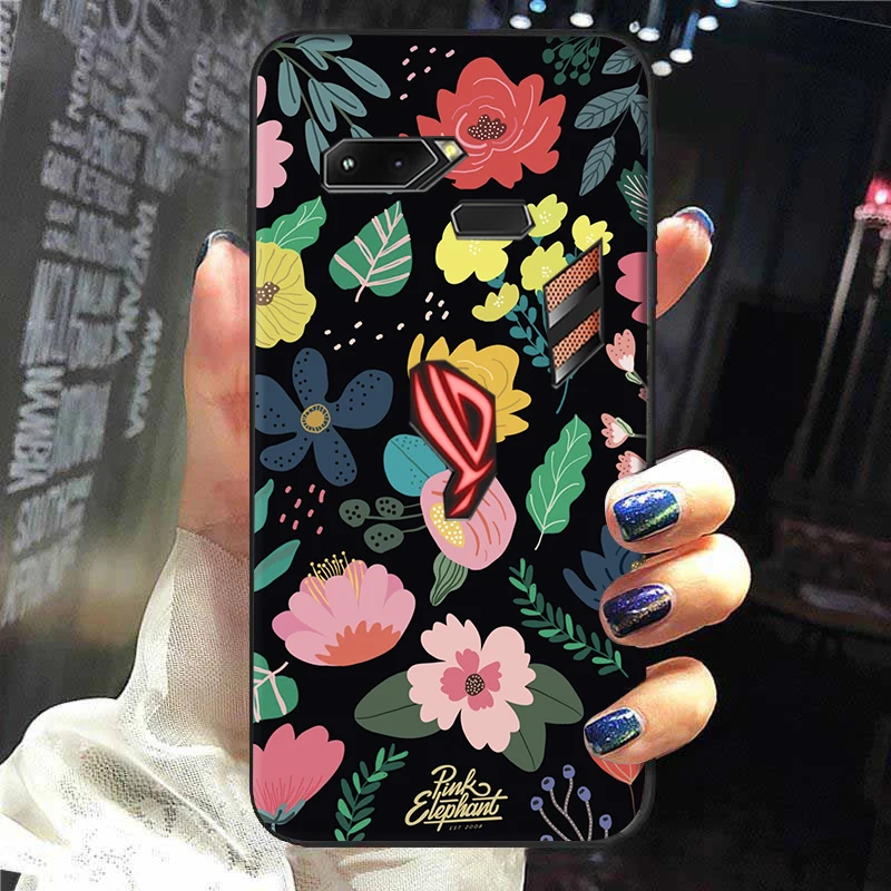 Уникальный Роскошный чехол для ASUS ROG Phone ZS600KL Мягкая силиконовая задняя крышка из