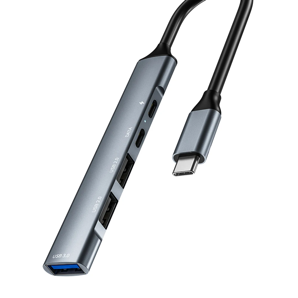 Компьютерный концентратор черный многофункциональный портативный прочный