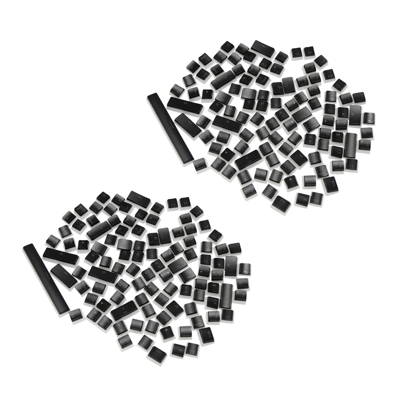 

2X Double Lens Backlit PBT Pudding Keycap Set, Suitable For Conventional 104 Keyboard