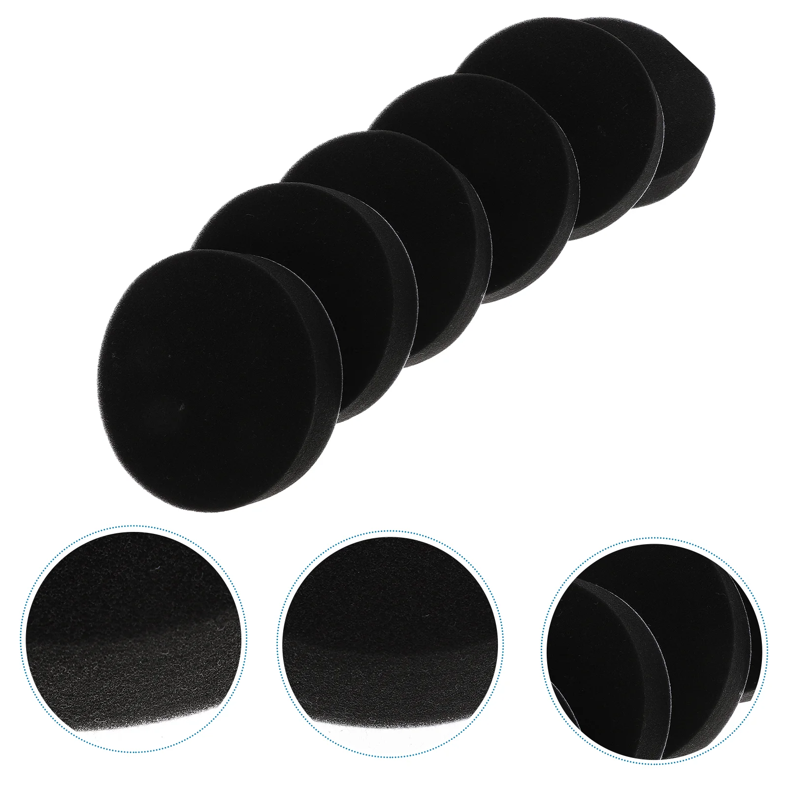 

6pcs Car Polishing Sponge Durable Car Care Polishing Tool Buffing Sponge Pads Vehicle Waxing Applicator Waxing Sponge Pads