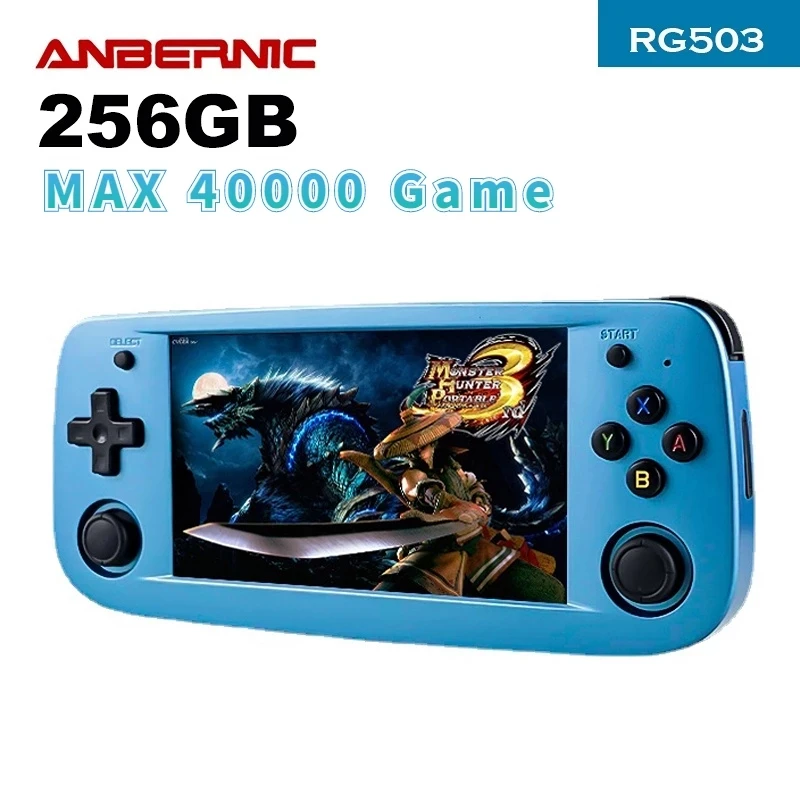 

New Anbernic RG503 Portable Handheld Game Console 4.95 Inch OLED Screen RK3566 With 5G Wifi Retro Video Games Consoles Player