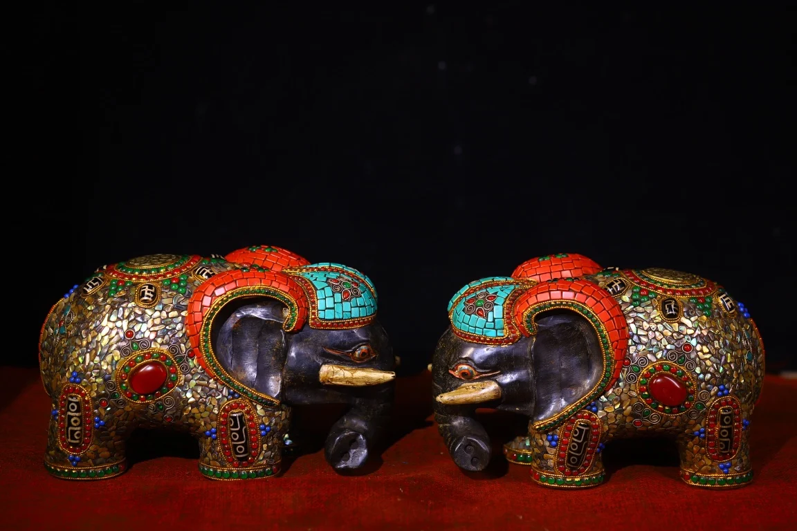 8 &quotКоллекция тибетского храма старый натуральный метеорит мозаика драгоценный