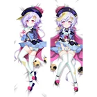 Game Genshin Impact Qiqi Подушка Чехол Подушка Otaku Peachskin обнимающая подушка для тела Чехол Dakimakura Qi наволочка по мотивам косплея чехол