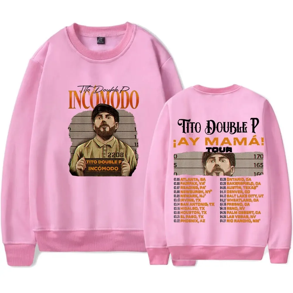 Толстовка с капюшоном Tito Double P Ay Mama Tour винтажная уличная толстовка 90-х годов Harajuku