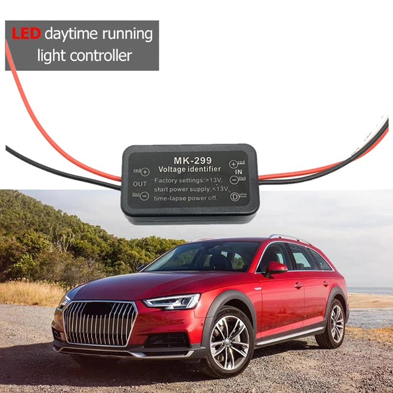 

Автомобильные светодиодные дневные ходовые огни, автоматический модуль контроллера вкл/выкл, реле DRL, небольшая форма светильник водонепро...