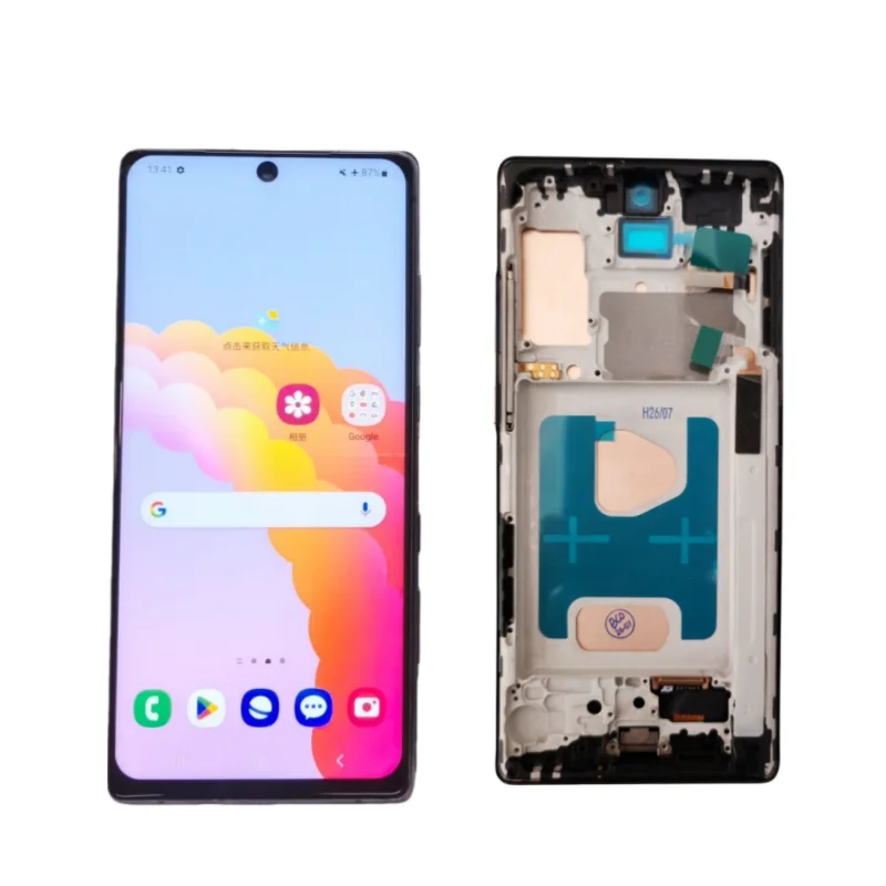Фото Новый ЖК-дисплей для Samsung Note 20 5G, сенсорный экран в сборе, запасные части для N9810 N981N N980F N981B с рамкой №2