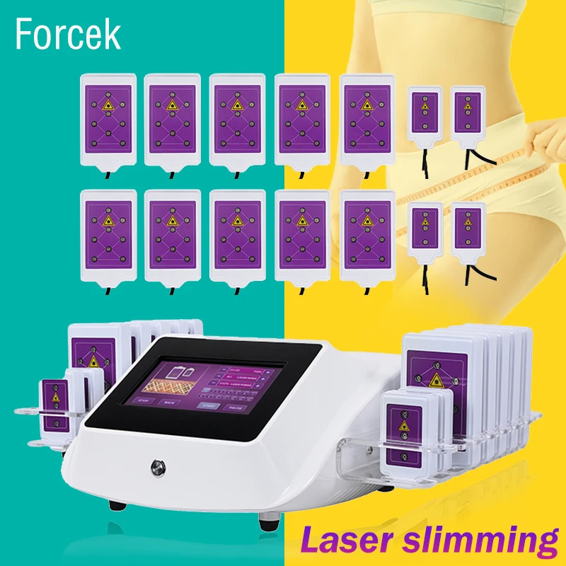 جهاز تنحيف الجسم المحمول Lipolaser/ماكينة ليزر لإذابة شحوم الجسم للاستخدام المنزلي جهاز تجميل تشكيل الجسم الليزر للحد من الدهون