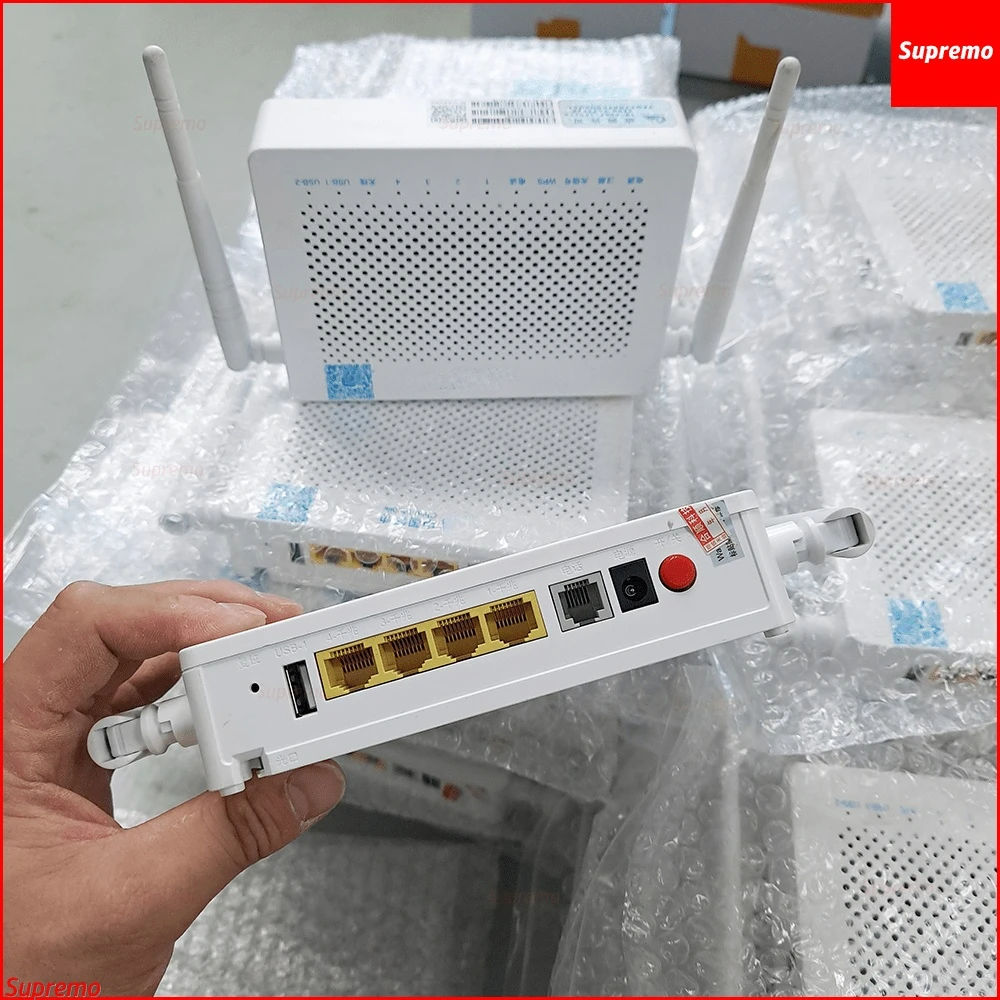 99 New 6pcs Original F673aV 9A Dual Band 4ge+1tel+2usb+Ac 5g Wifi Ont ONU Gpon English version Secondhand F673AV9 Free shipping