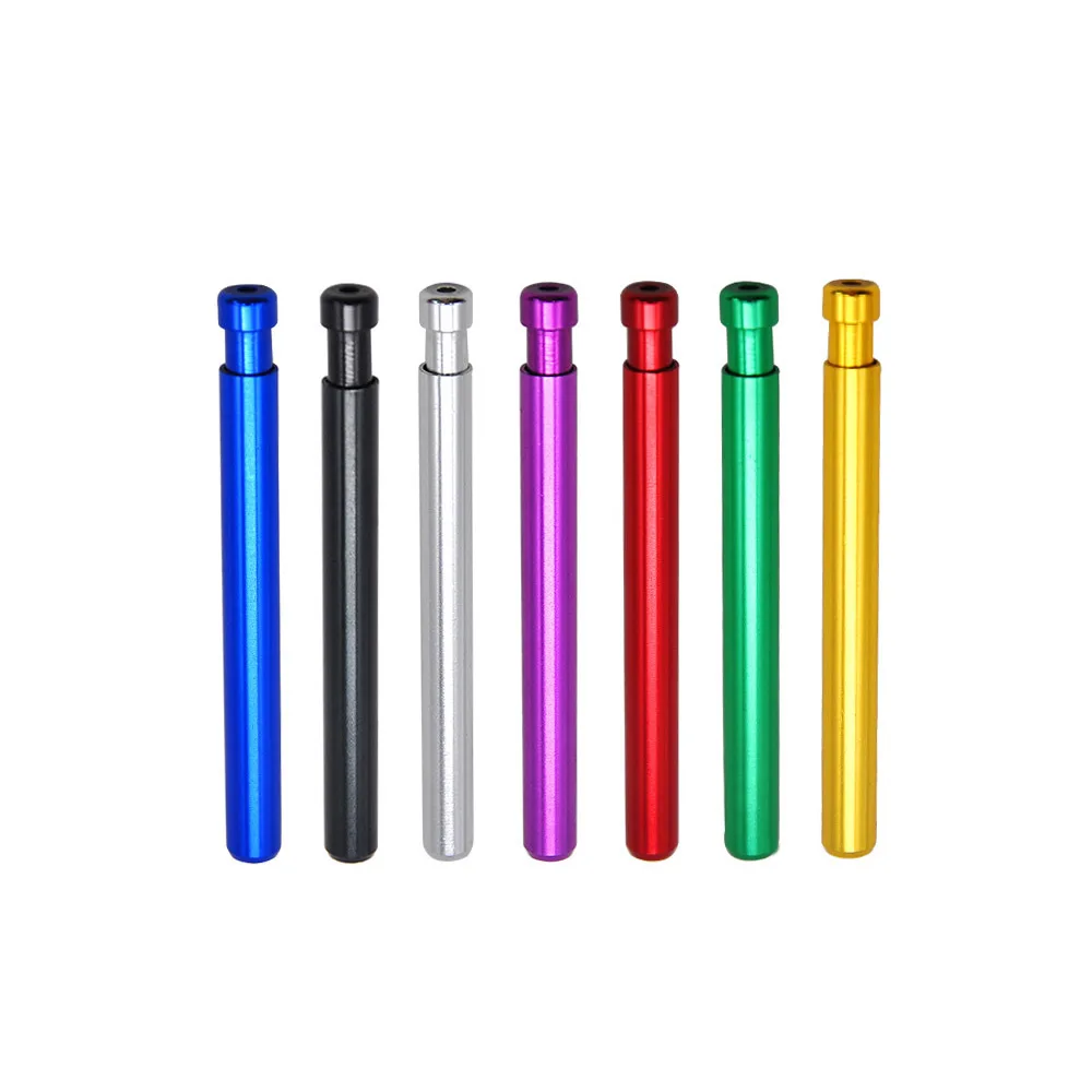 

1Pcs 82mm Pen Style Metal Snuff Sniffer Portable One Tube Nasal Dispenser Mini Smoking Accessories