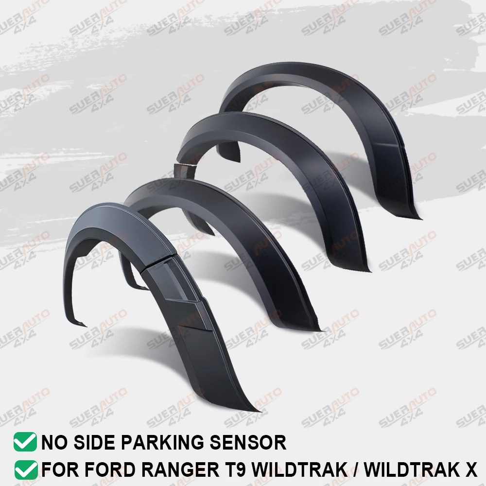 

Расширения крыльев, защита колесной арки для Ford Ranger Next Gen T9 2023 2024, Wildtrak Wildtrak-X, двойная кабина, внешние аксессуары для автомобиля