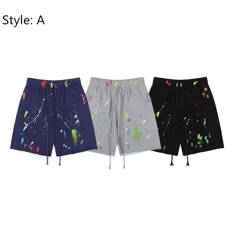 Модные уличные шорты Move Corvo в стиле хип-хоп обтягивающие брюки с брызгами и