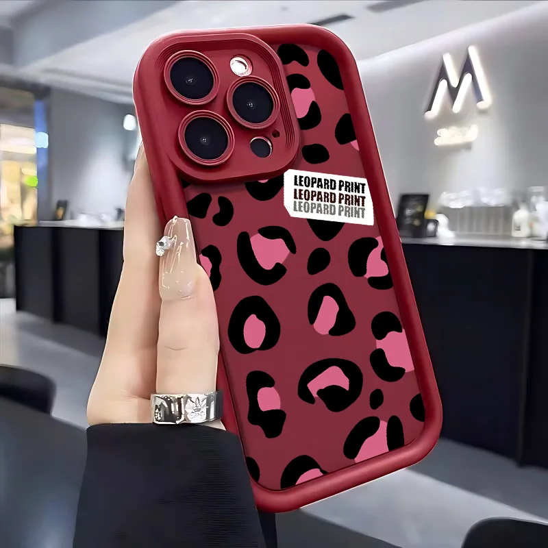 Чехол для телефона с леопардовым принтом Vivo Y28 Y03 Y17s Y19s Y100 Y78 Y36 Y27 Y16 Y77 Y75 Y35 Y22s Y02 Y72 Y76