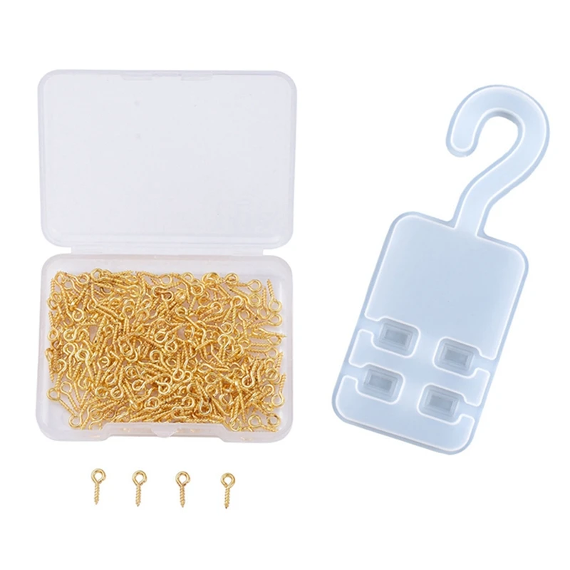 

Прозрачная эпоксидная форма для поделок, силиконовая форма для автомобильного крючка с украшениями своими руками, овечьи глазки, гвозди с к...