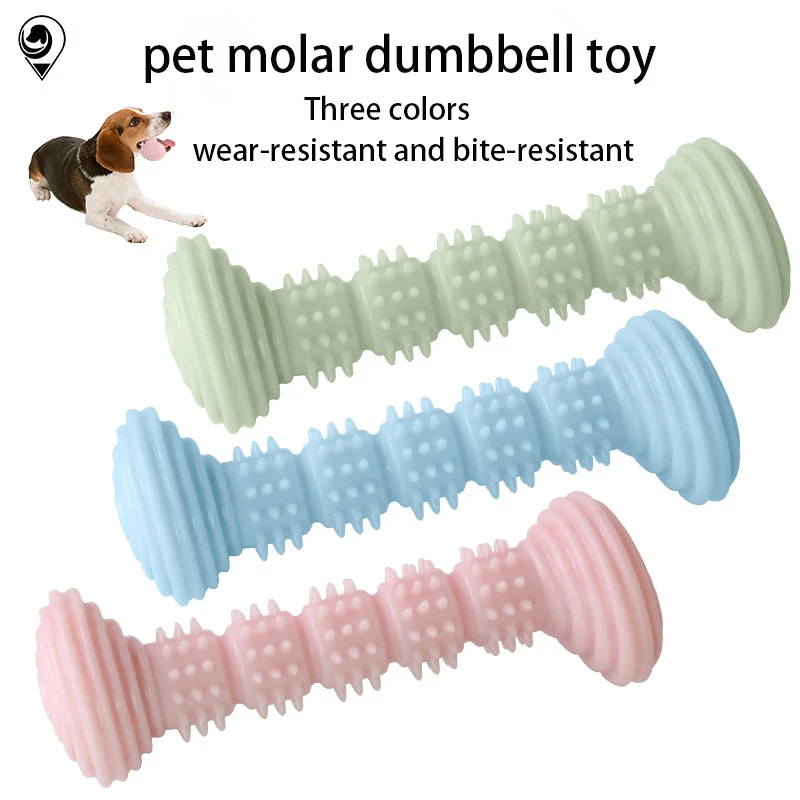 

New Pet Teeth Grinding Toy TPR Material Chewing Dog Toothbrush Toy Teeth Cleaning Teeth Teeth Molar Funny Dog Stick
