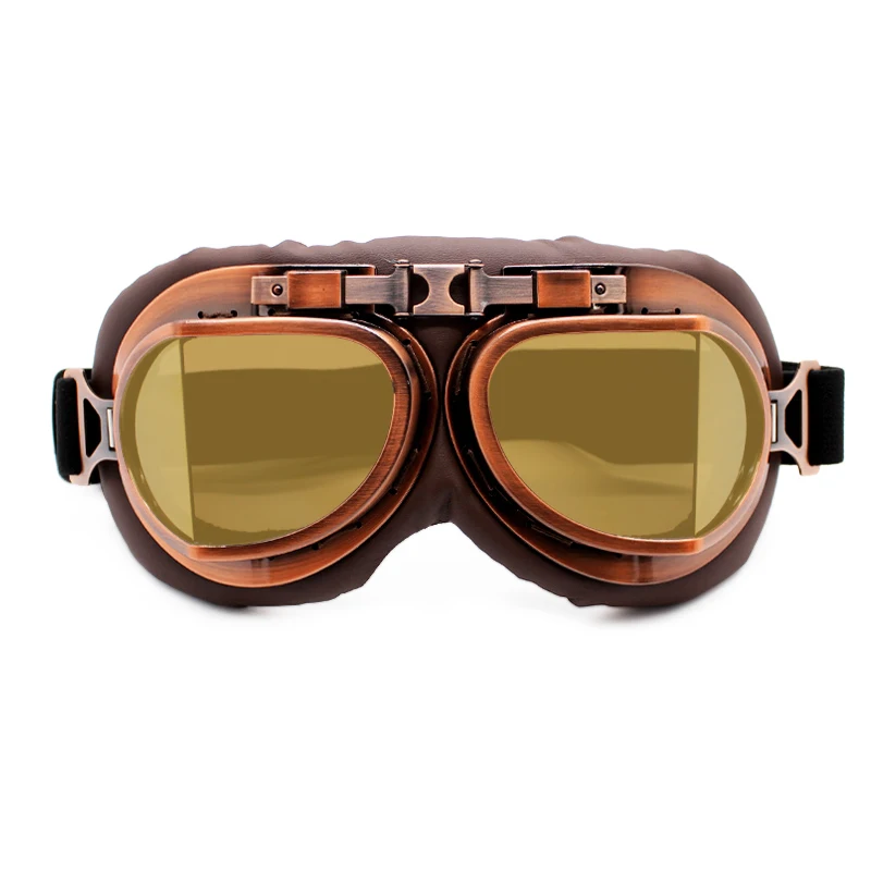 

Universal Vintage Motorcycle Goggles Motorbike Glasses Retro Helmet Cycling Glasses Sports Dustproof Eye protection