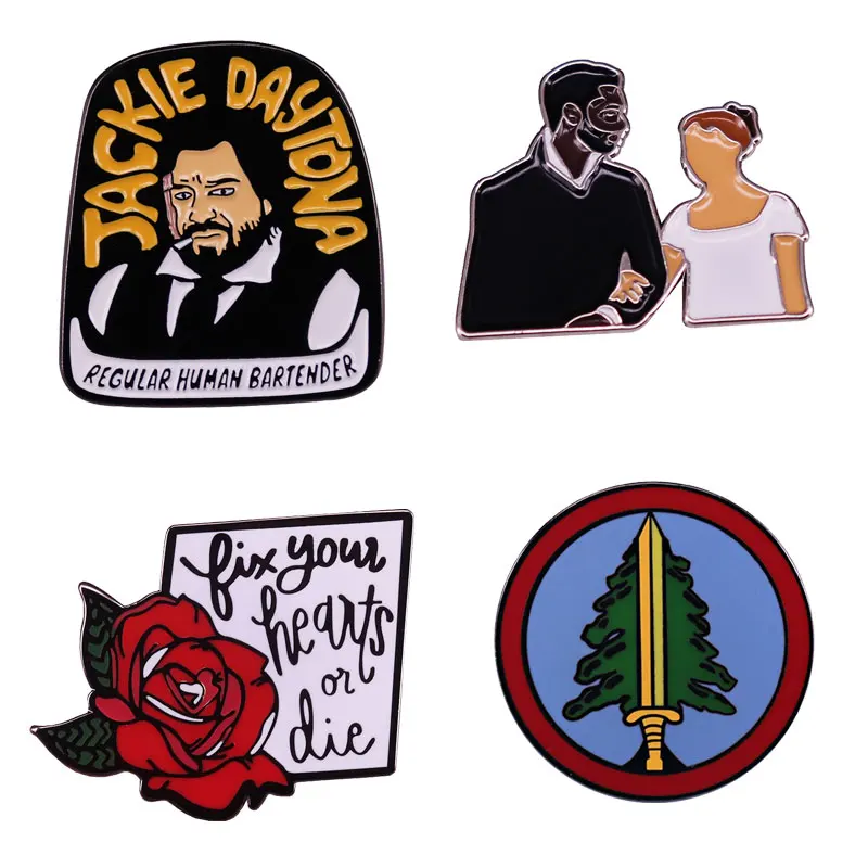 

Lynch Style Venus De Milo Enamel Pins Twin Peaks Metal Cartoon Brooch Backpack Hat Collar Lapel Badges Fashion Jewelry Gifts
