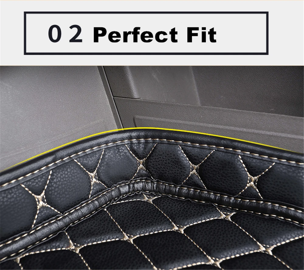 High Side Car Trunk Mat For LEXUS LS460 2006-2016 2018 2019 20-2024 XPE Rear Cargo Cover Liner Tail Boot Tray luggage Pad Carpet