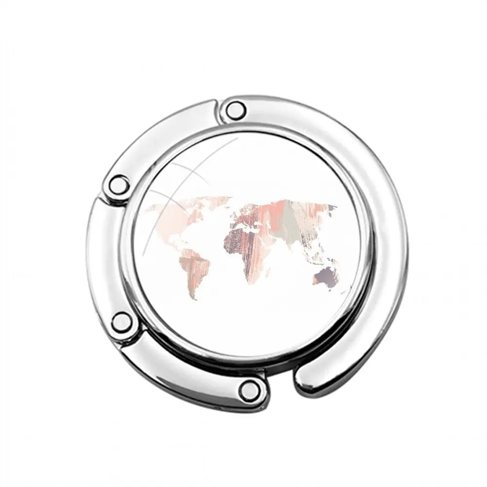 Дорожный складной кошелек с картой мира для женщин дамская сумочка стола