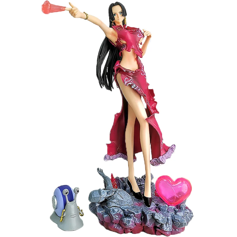 

34cm Anime One Piece Figure GK Boa Hancock With Light Sexy Appeal Action Statue Collection Decoration Fiama Christmas Adult Toys