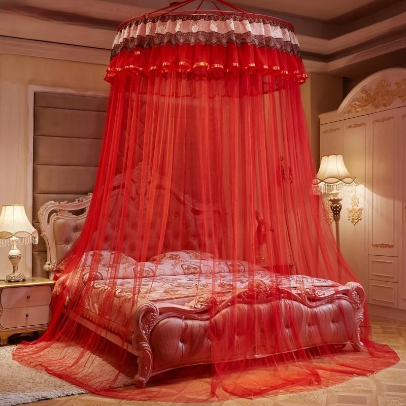 

1,2 м Дворцовая купольная москитная сетка в европейском стиле семейная детская кровать навес постельное БЕЛЬЕ ЗАНАВЕСКА романтические москитные сетки