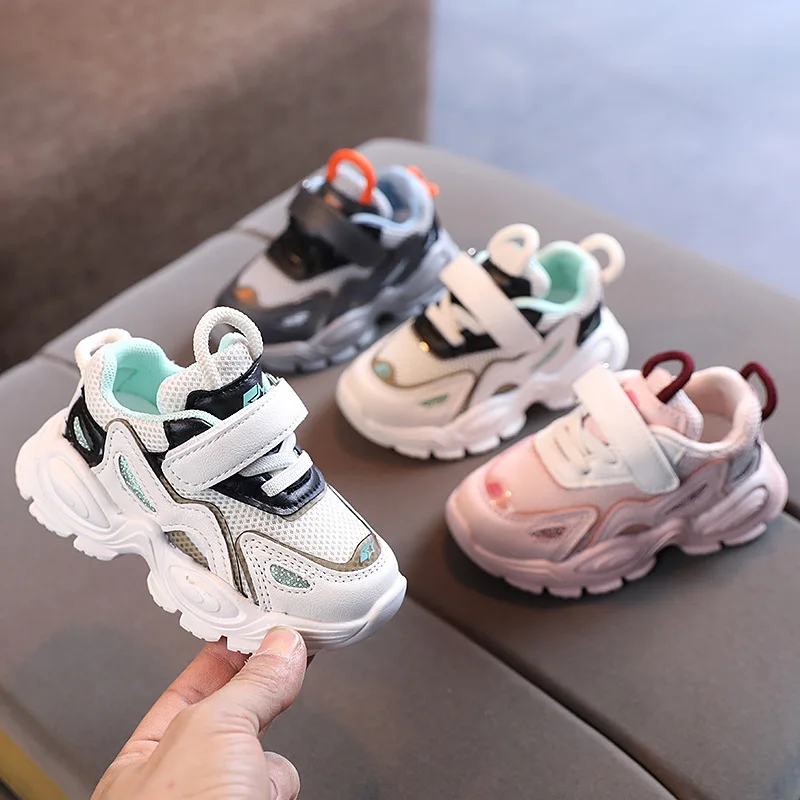 

2022 Baby Girl Boy Toddler Shoes Children Sports Shoes New Spring Kids Sneakers for Girls Boys Net Breathable Non-slip Leisure