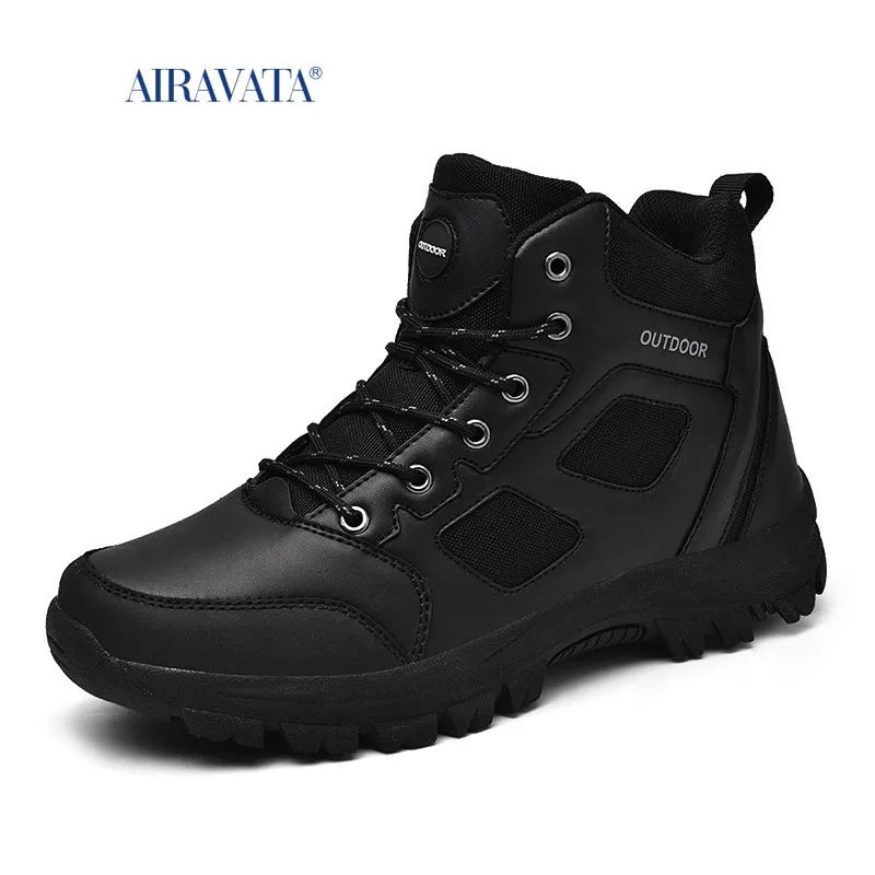 Winter Men Boots Military Special Force Tactical Desert Boots Outdoor Non Slip Hiking Ankle Boots Big Size 39-49