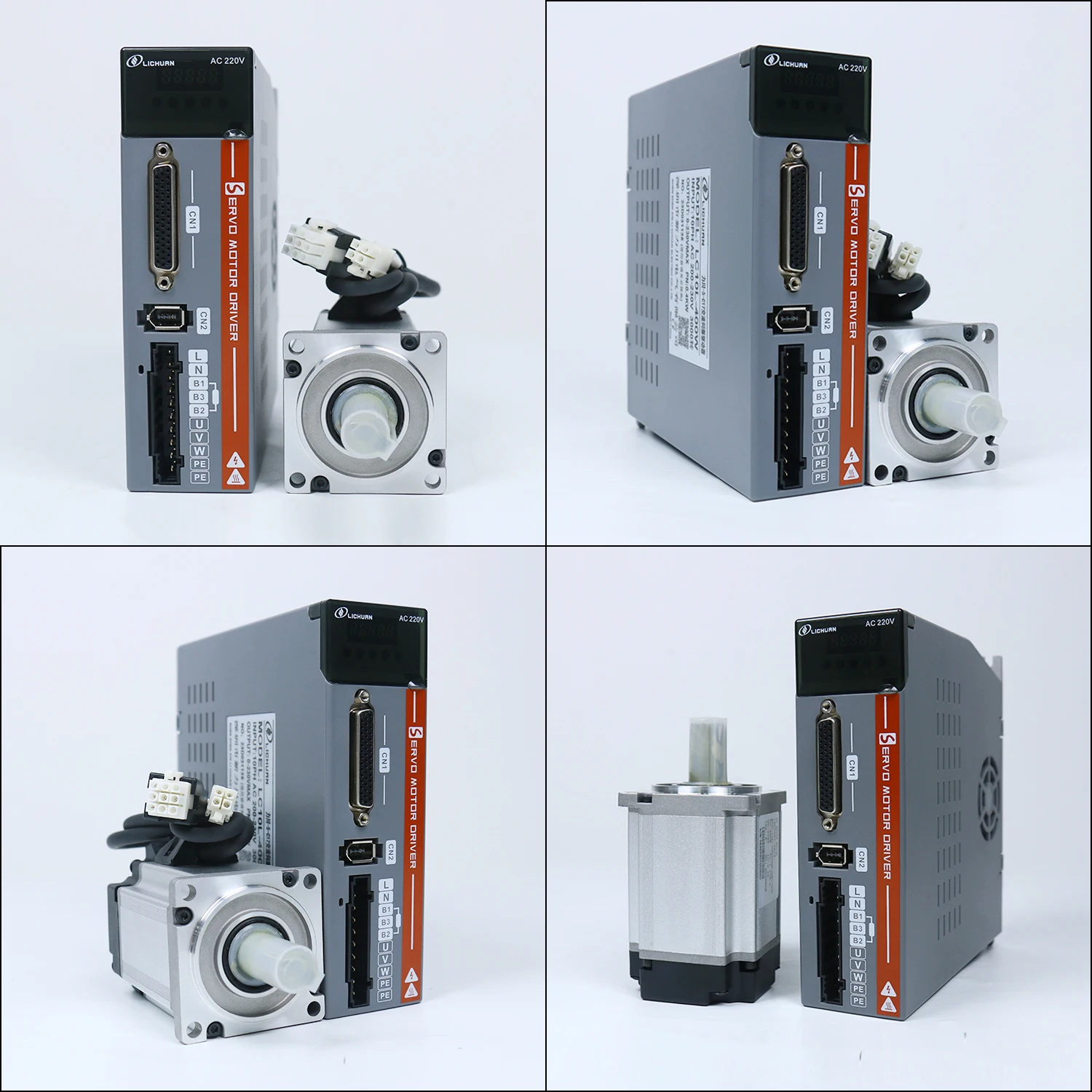 Фото Lichuan A5 200 Вт 400 Вт 600 Вт серводвигатель переменного тока с приводом 60st 3000rpm 17 бит 23 бит инкрементальный двигатель абсолютного энкодера для станка с ЧПУ №5