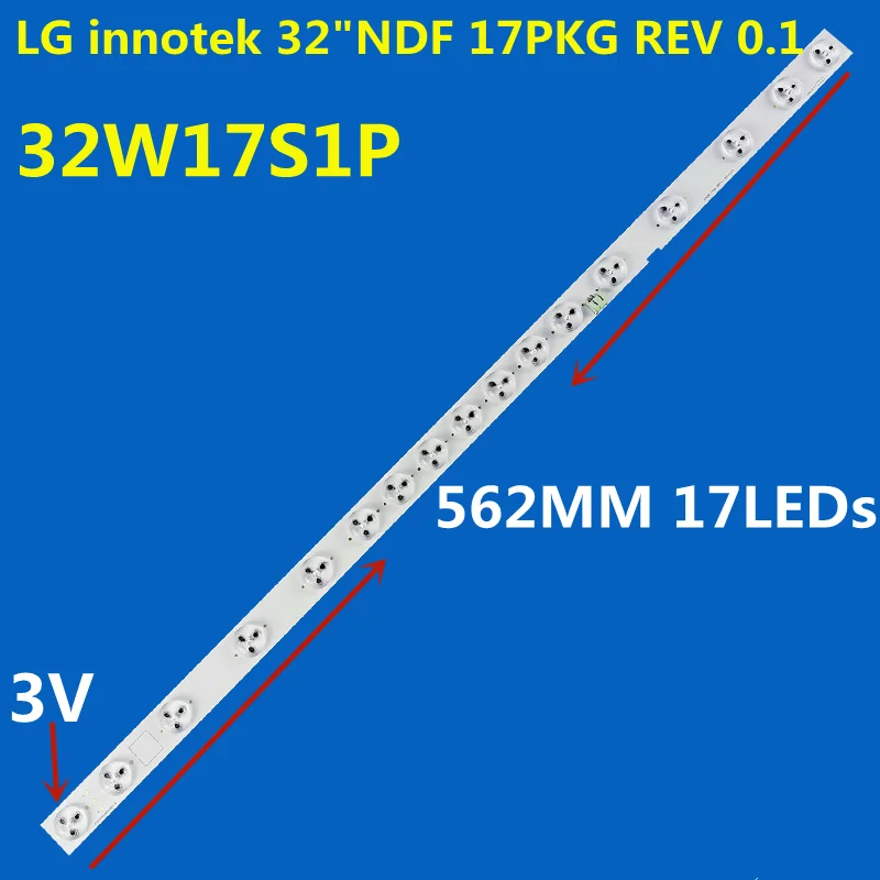 Лампа для подсветки G Innotek 32 NDF 17PKG REV 0,1 32W17S1P UDULED0GS023 RE V.A 32PFL3508/F8 32ME303V/F7 LF320EM4F