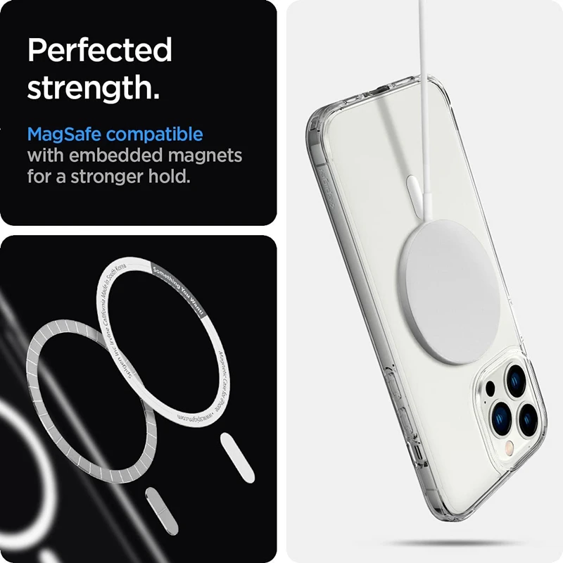 Ультрагибридный прозрачный Магнитный чехол для iPhone 14 13 12 11 Pro Max X XS XR 7 8 Plus