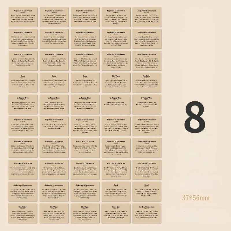 

Бумага для скрапбукинга Mr.Paper "Ретро английская поэзия"