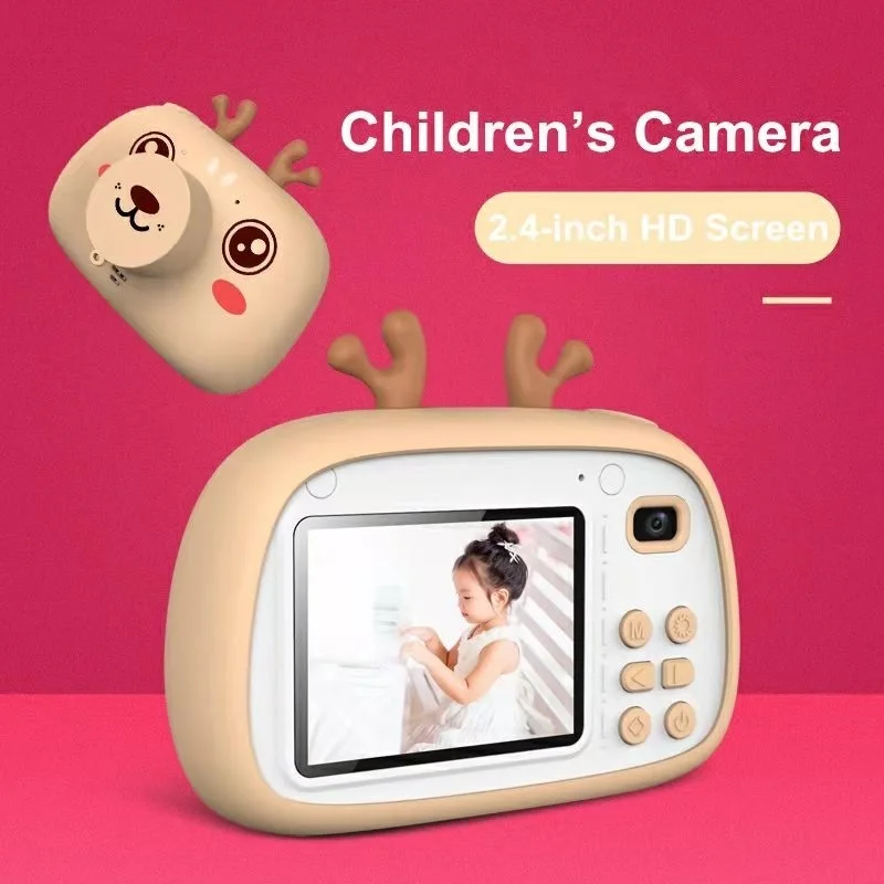 LS New camera digital children's toys can take pictures and print Polaroid cartoon little SLR boys girls | Электроника