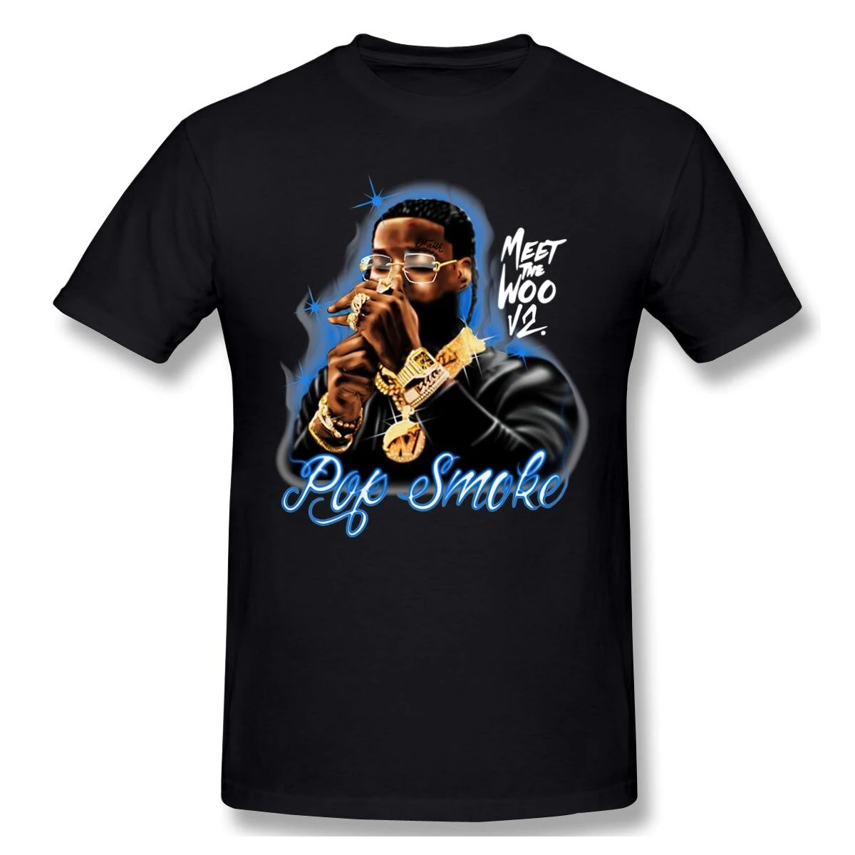 

Pop Smoke T Shirt Men's Fashion Cotton T-shirts Kids Hip Hop Tops Tees Rapper T-shirt Summer Camisetas Hombre Women Tops Boy Tee
