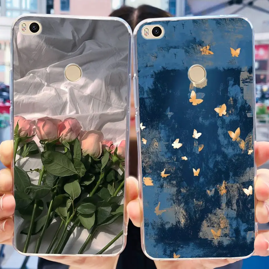 Чехол 6 44 дюйма для Xiaomi Mi Max 2 популярный мягкий прозрачный силиконовый чехол с