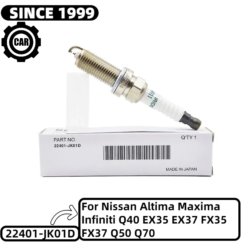 4 шт. 22401-JK01D FXE24HR11 3457 Иридиевая свеча зажигания для Nissan Altima Maxima Infiniti Q40 EX35 EX37 FX35 FX37 Q50