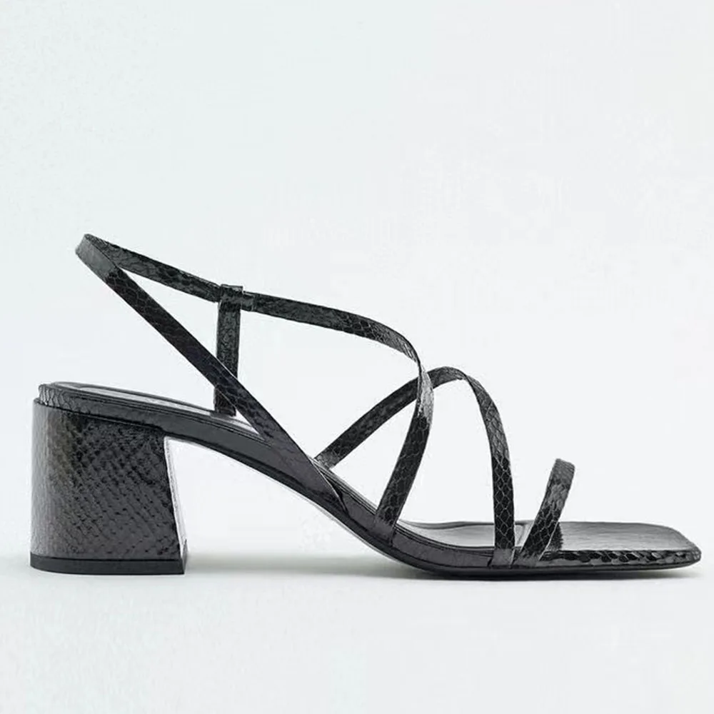 

Gnazhee 2022 женская обувь черные золотые офисные женские удобные летние женские сандалии на квадратном каблуке для отдыха прогулок