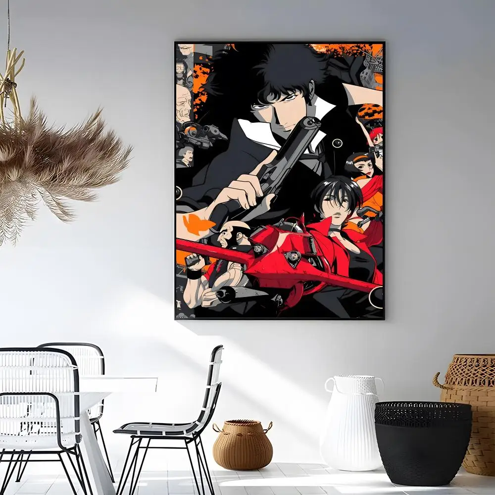 Постеры C-Cowboy-ES B-BeBop-PS, акварельные настенные принты, декор для комнаты, самоклеящиеся художественные постеры, водонепроницаемая бумага (art.: 3920da689ba45) - 3920da689ba45