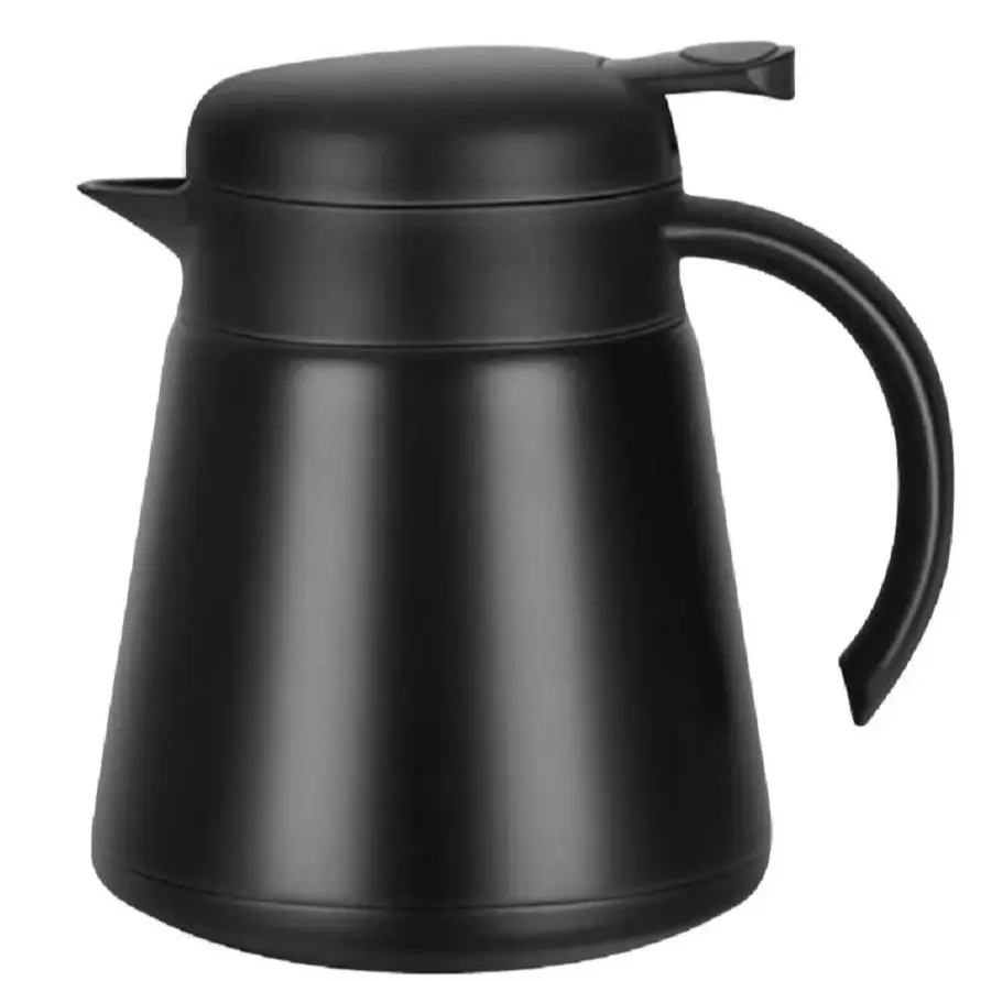 

27oz 800ml Coffee Pot Coffee Thermos For Hot Drinks Small Thermal Coffee Carafe With Press Button Top 304 Stainless Steel Coffee