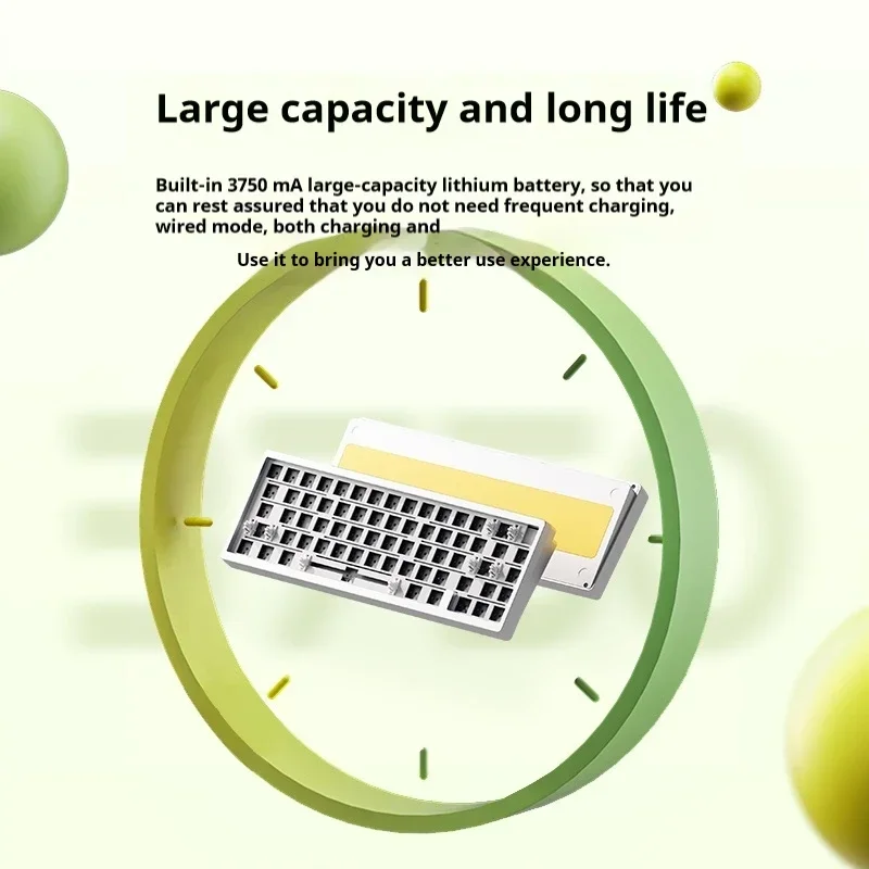 Клавиатура WEIKAV Lucky65 Механическая беспроводная 3 режима 2 4 ГГц Bluetooth