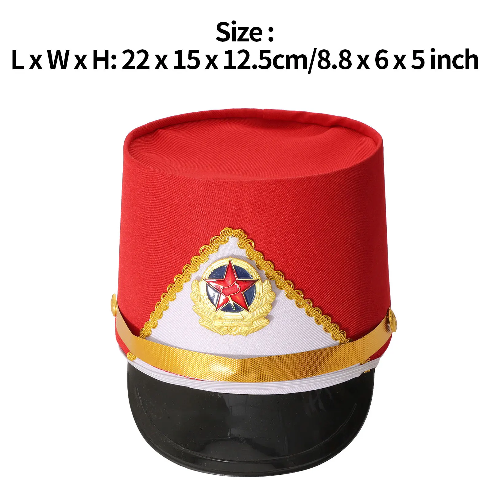 Детская шапка барабанная группа основная для выступления на сцене солдат с