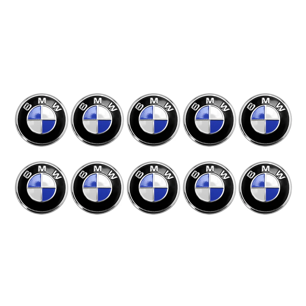 

10 шт. 14 мм 3D наклейки с логотипом ключа дистанционного управления для BMW M1 M2 M3 M4 M5 M6 M7 M8 X3 X5 E39 E46 E60 E90 F20 E60 E30