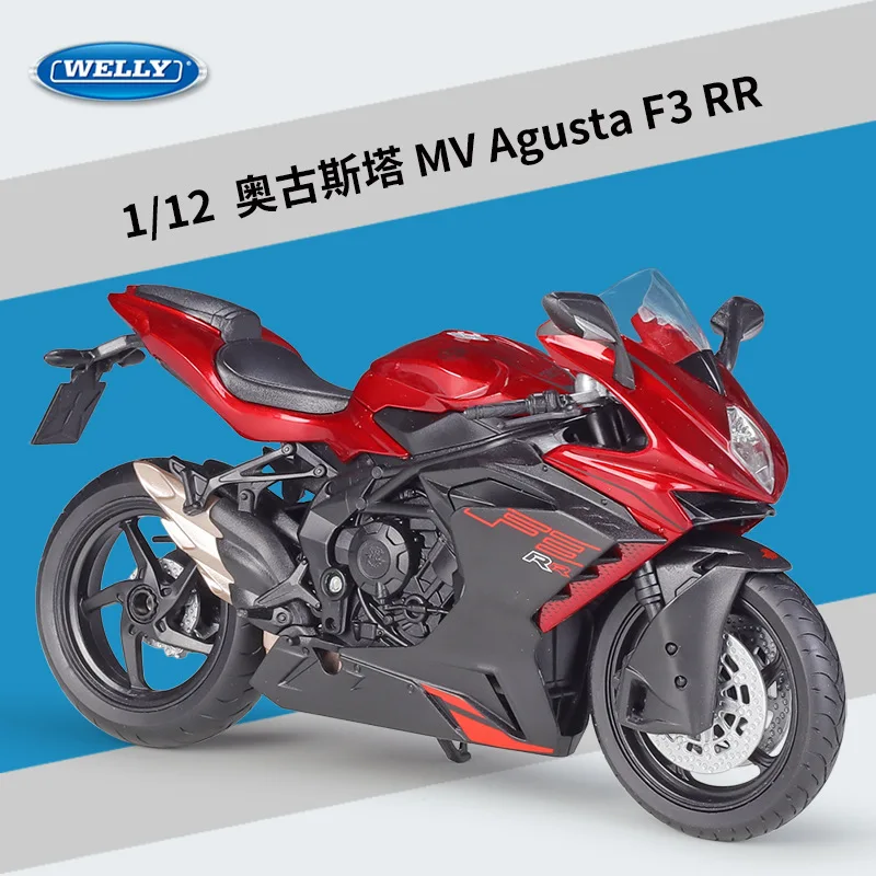 

WELLY 1:12 2022 MV Agusta F3 RR High Simulation Alloy Model Adult Collection Decoration Gifts Toys for Boys