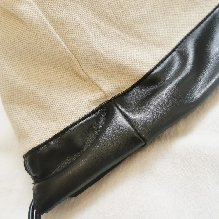 Jil sander Canvas bag Bucket bag Designer bags Fashion Luxury genuine leather Shoulder bags High-capacity Women's Handbag