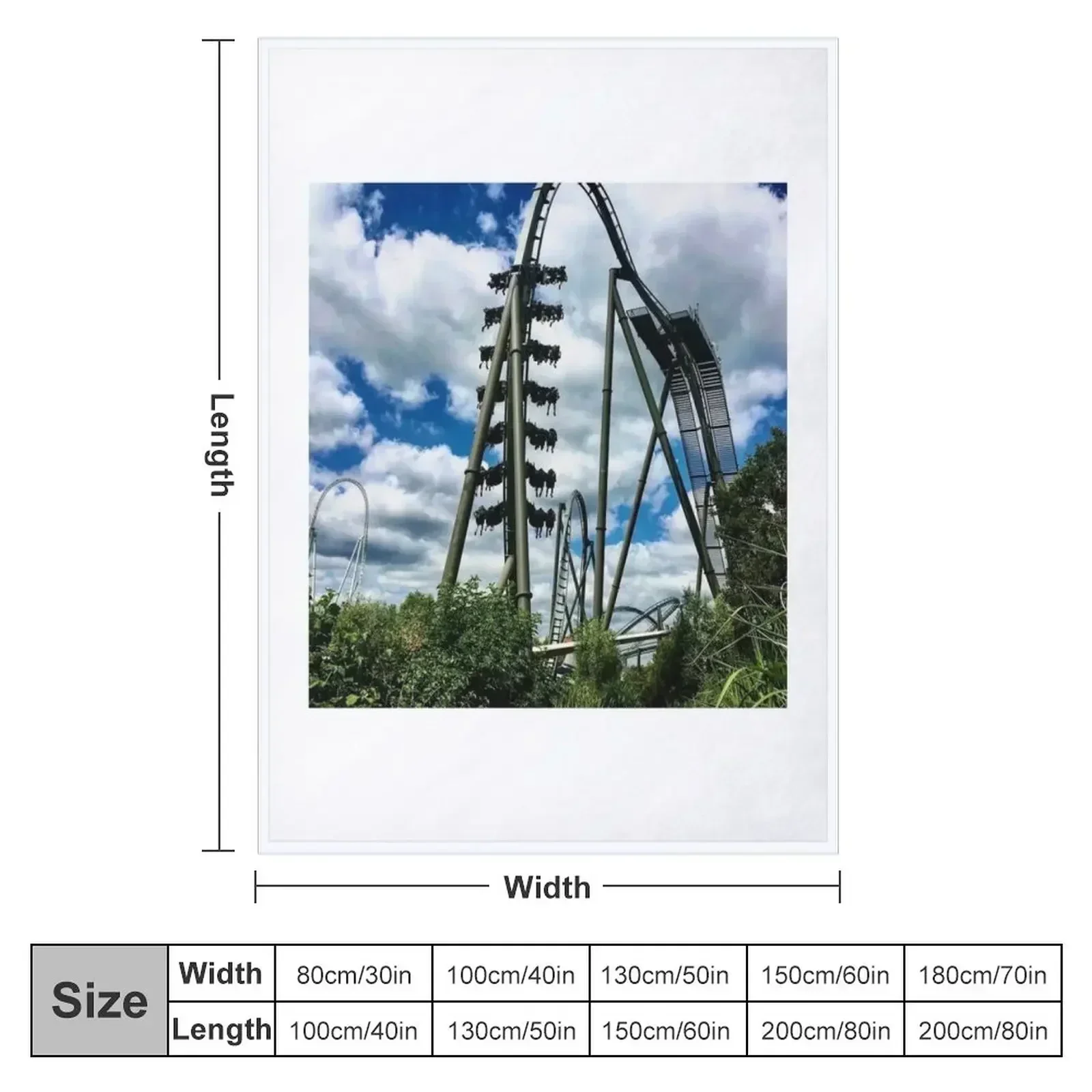 Новый Thorpe Park: Теплое одеяло Одеяла на заказ для диванов