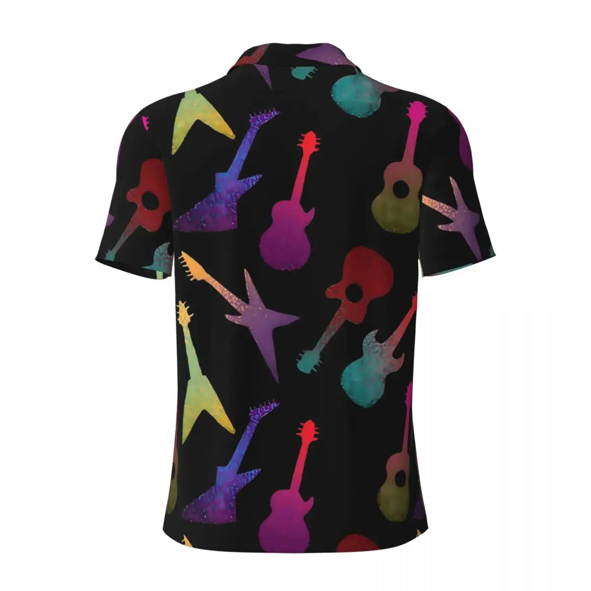 Рубашка-поло мужская с коротким рукавом и отложным воротником