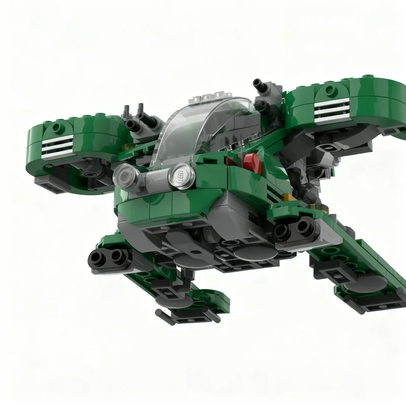 512 деталей MOC, модель Halo Hornet, строительные блоки, архитектурный конструктор, рождественский подарок, игрушка, DIY, образовательный набор, идея для 3D-поделок, художественная коллекция. (art.: 3920dd046c59f) - 3920dd046c59f