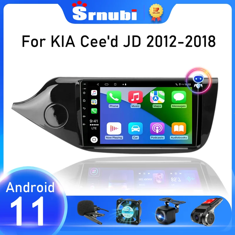2din Android 10 Car Radio Multimidia Video Player For KIA Ceed CEED JD 2012 2013 2014 2015 - 2018 Navigation GPS 2 din RDS DVD