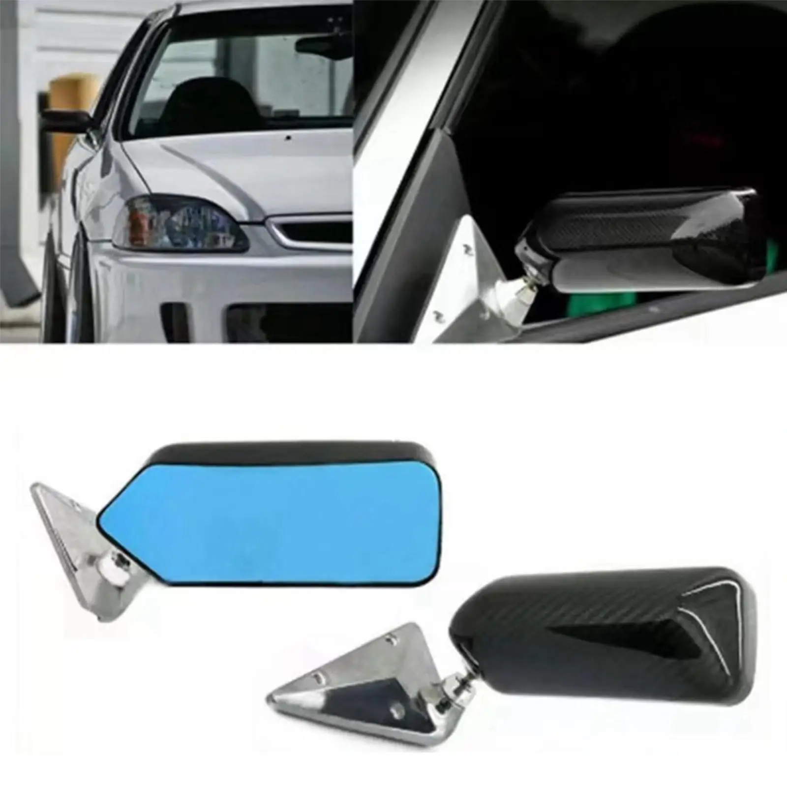 

Vehicle Car Rearview Side Mirror Blue Mirror Surface Accessories Premium