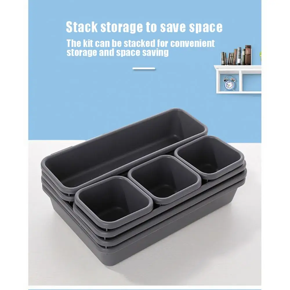 

8pcs Closet Desk Drawer Box Home Drawer Organizer Box Trays Jewelry Makeup Desk Box Organization Cutlery Fininshing Case