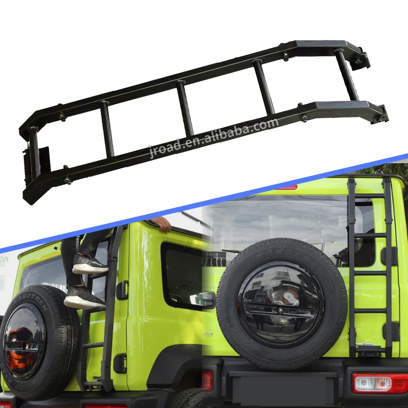 

XL JIMNY Лестница задней двери Хвостовая лестница для Suzuki Jimny JB64 JB74 JC74 2019 2020 2021 2022 2023 2025 3-дверная и 5-дверная Jimny
