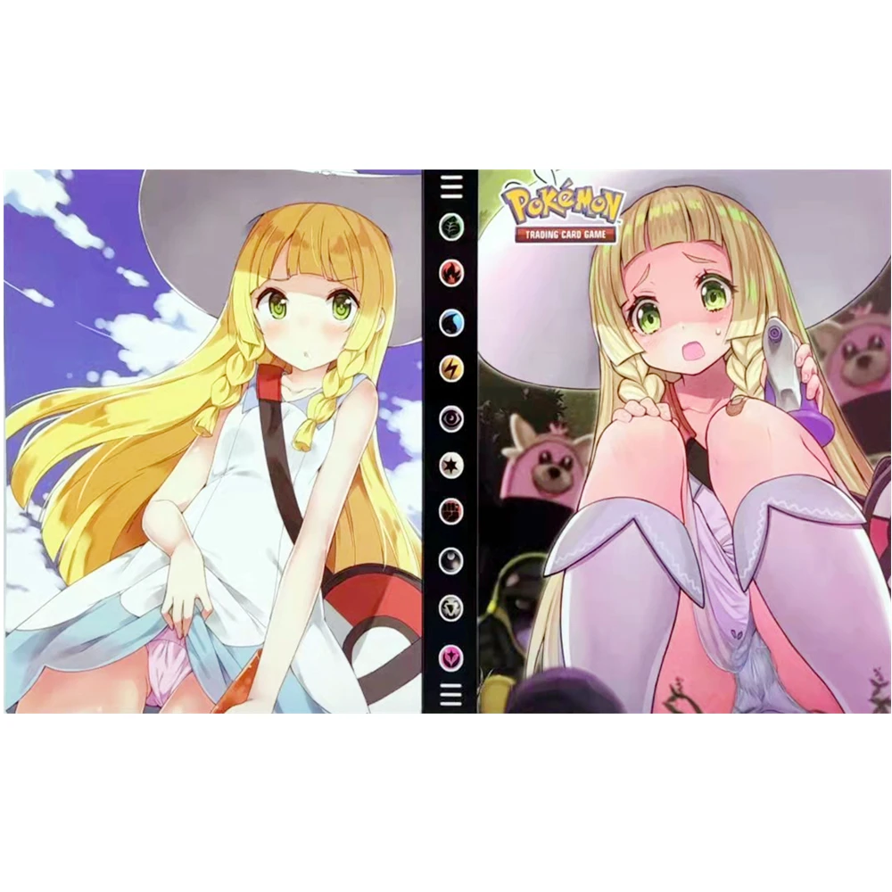 

Pokemon Card Book New GX EX VMAX Cartoon Collection Card Fun Toy Storage Book Anime Gift Creative Surprise
